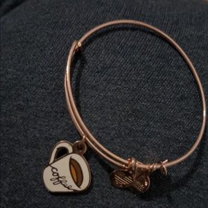 Alex and Ani Coffee Bracelet